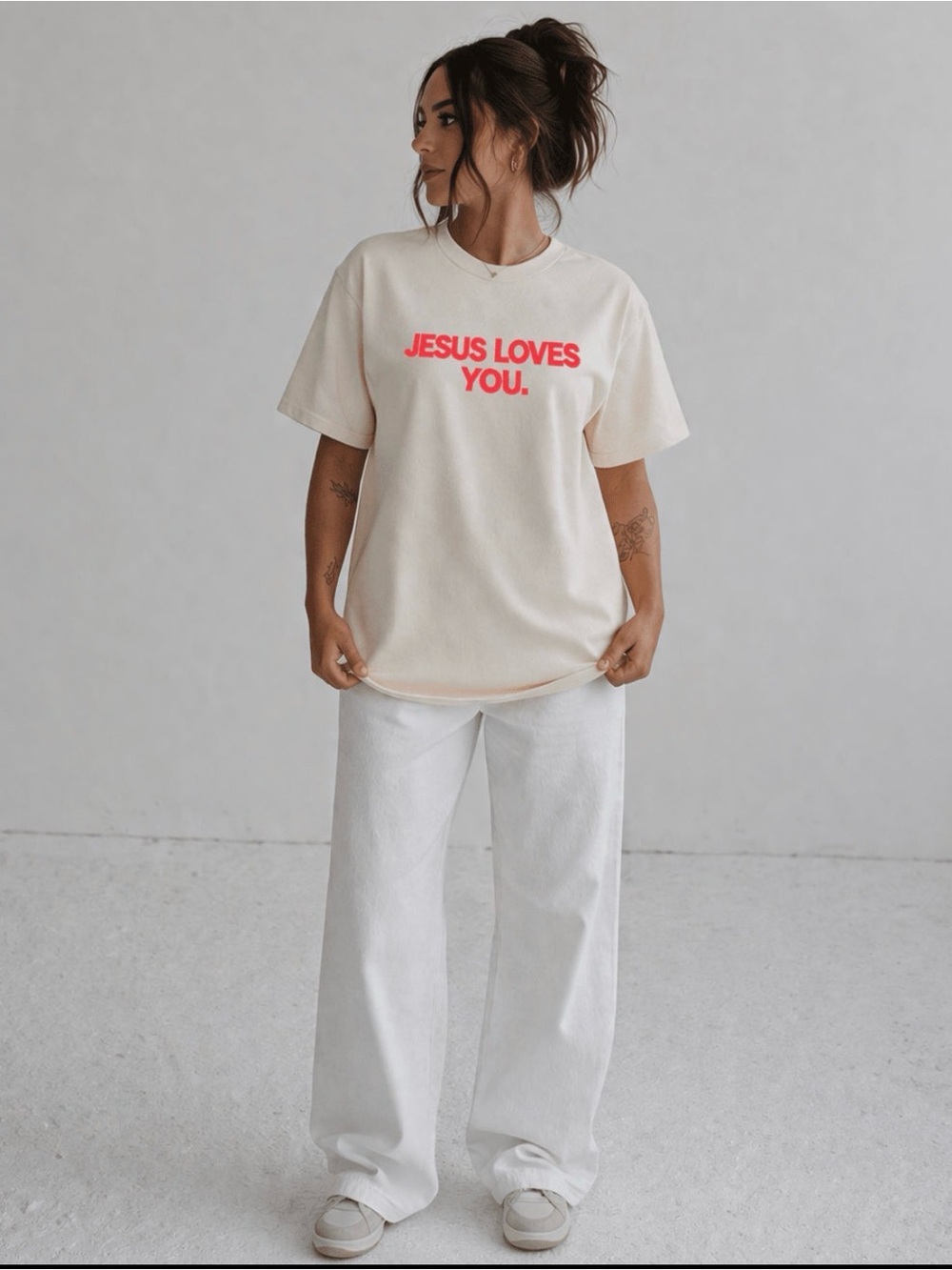 Bright Red Short-Sleeve Graphic Tee - All Things New